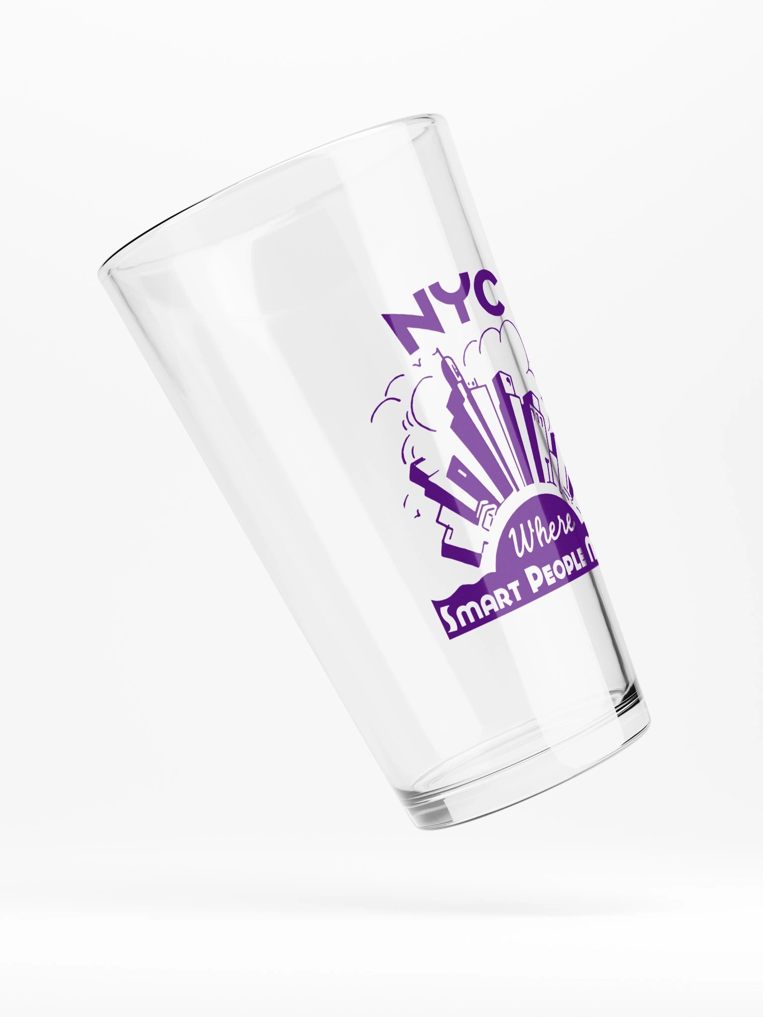 'NYC Smart' Pint Glass product image (3)