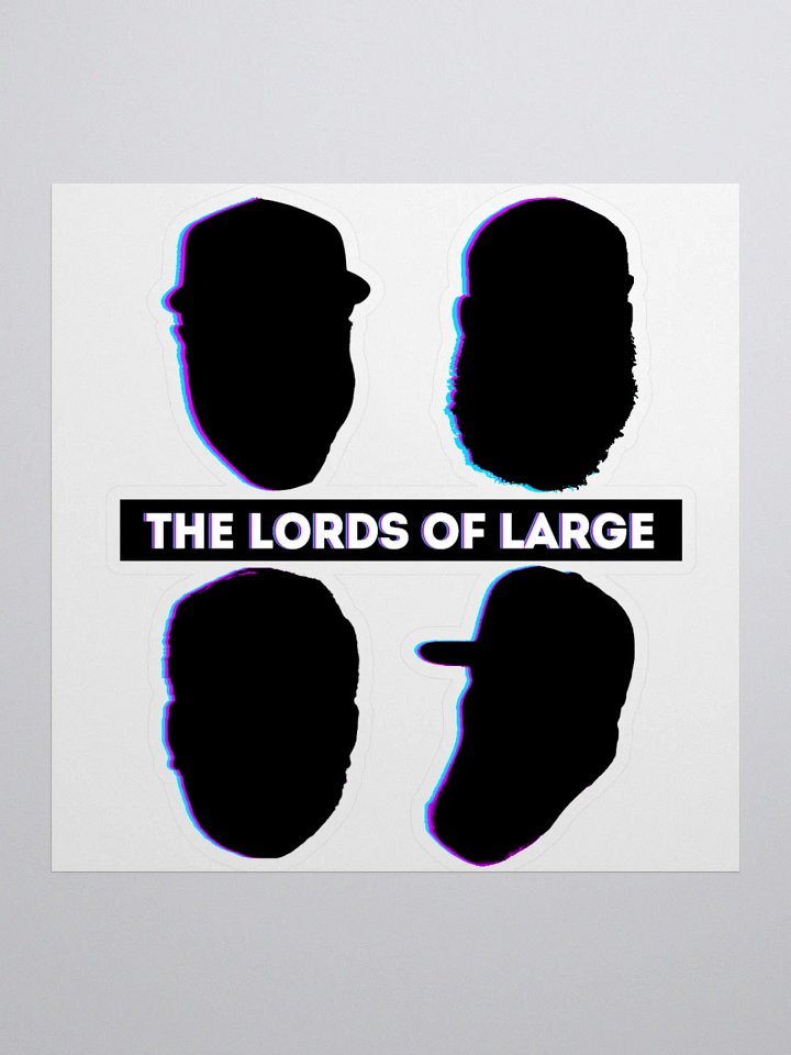 The Lords of Large Sticker Black product image (1)