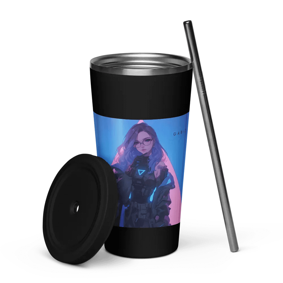 Cyberpunk V.2 Tumbler with a Straw product image (2)