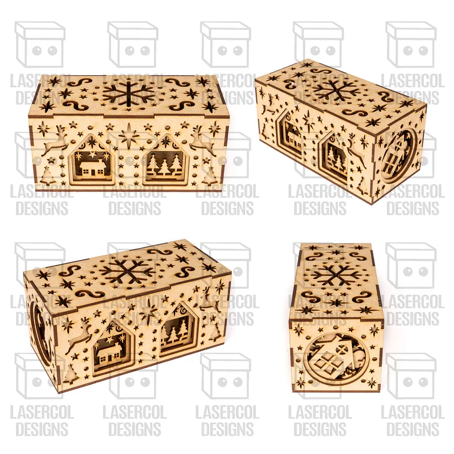 Christmas Ornaments Boxes - Laser Cut Files product image (4)