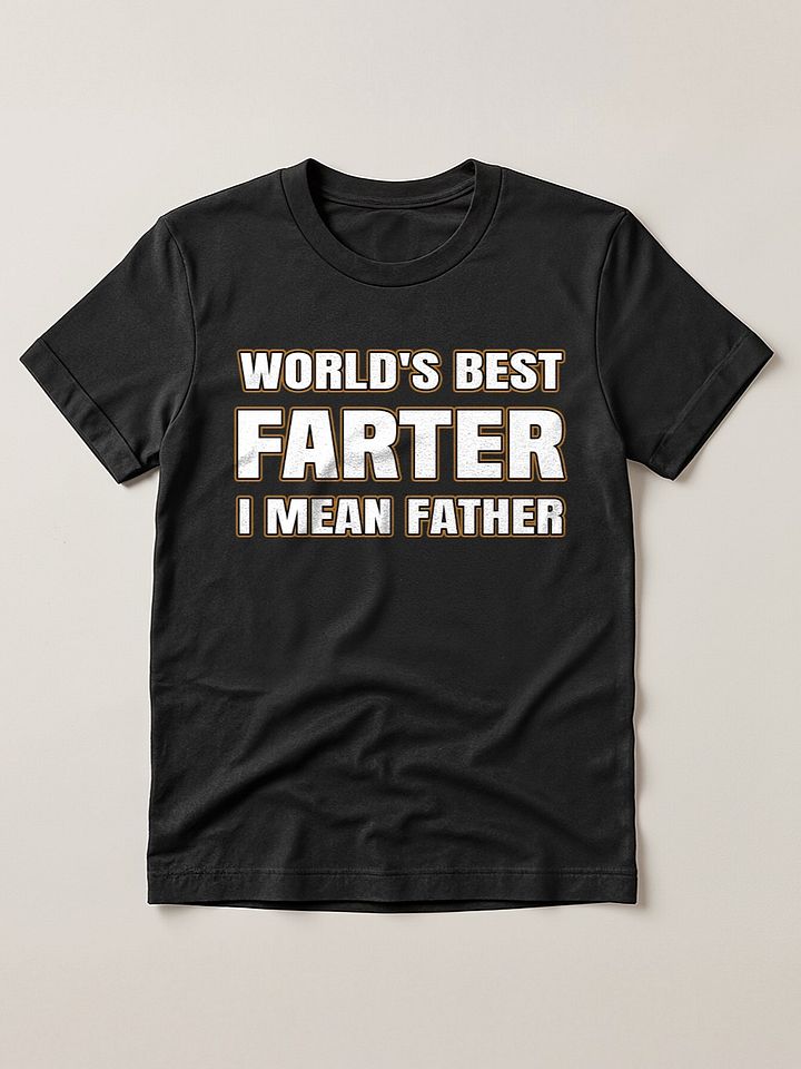 Funny World's Best Farter I Mean Father T-Shirt product image (1)