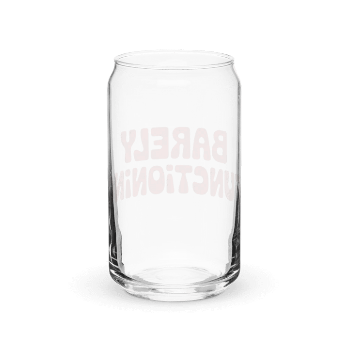 Barely Functioning Can-Shaped Glass product image (6)
