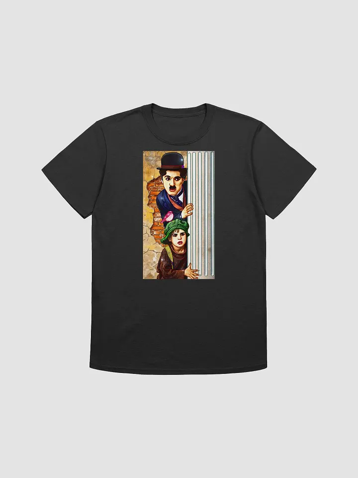 Vintage Cinema Icons: Chaplin and The Kid - Artistic Portrait product image (1)