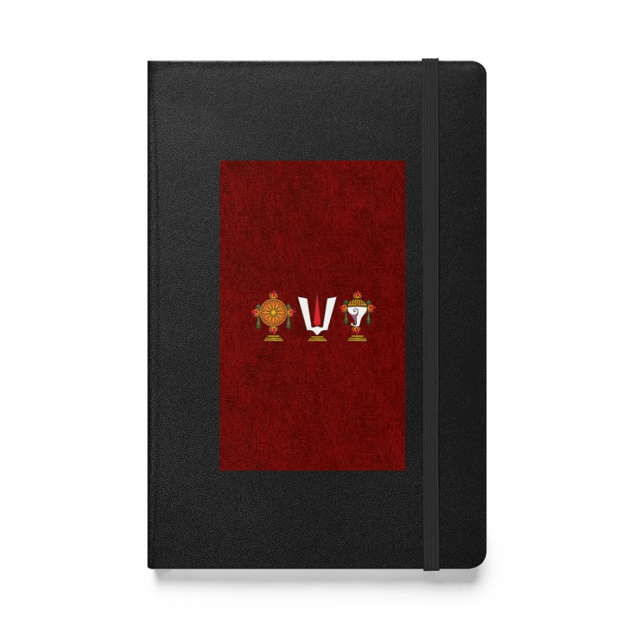 Hardcover Bound Notebook | JournalBook® Customised with Shankh Chakra Tilak product image (1)