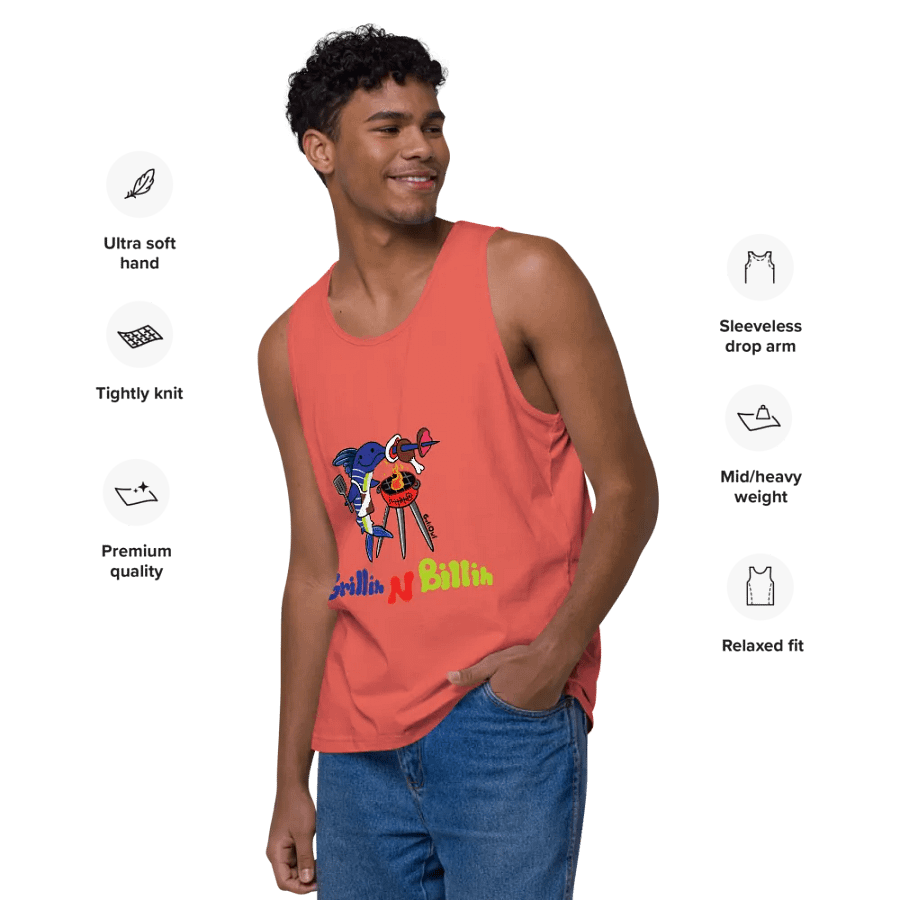 Grillin N Billin Tank Top product image (12)