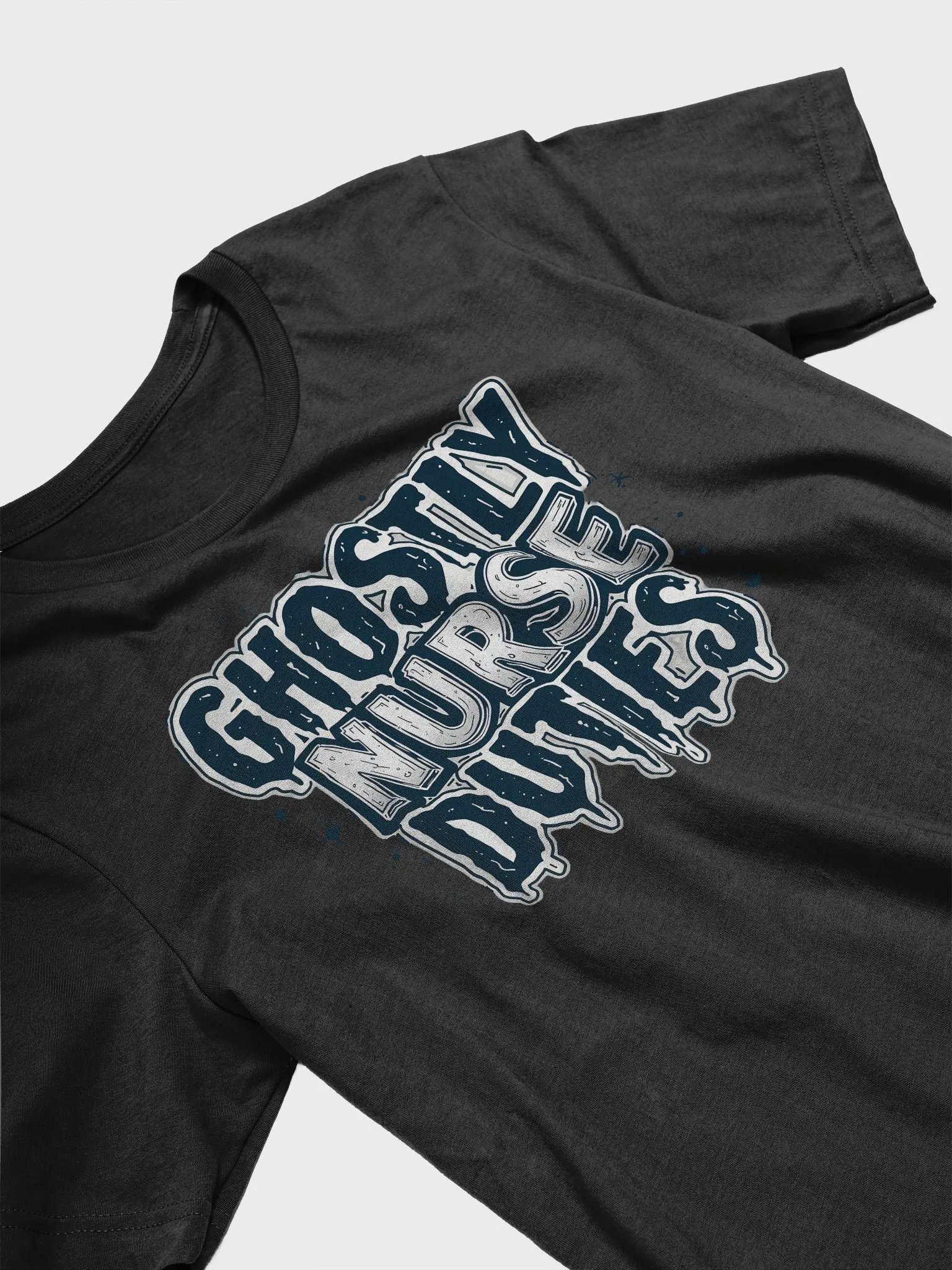 Ghostly Nurse Duties T-Shirt product image (8)