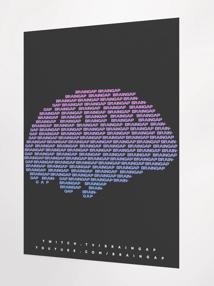 Braingap Minimalist Poster (Unframed) product image (4)
