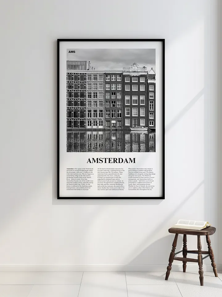 Amsterdam 01 Newspaper Poster product image (4)