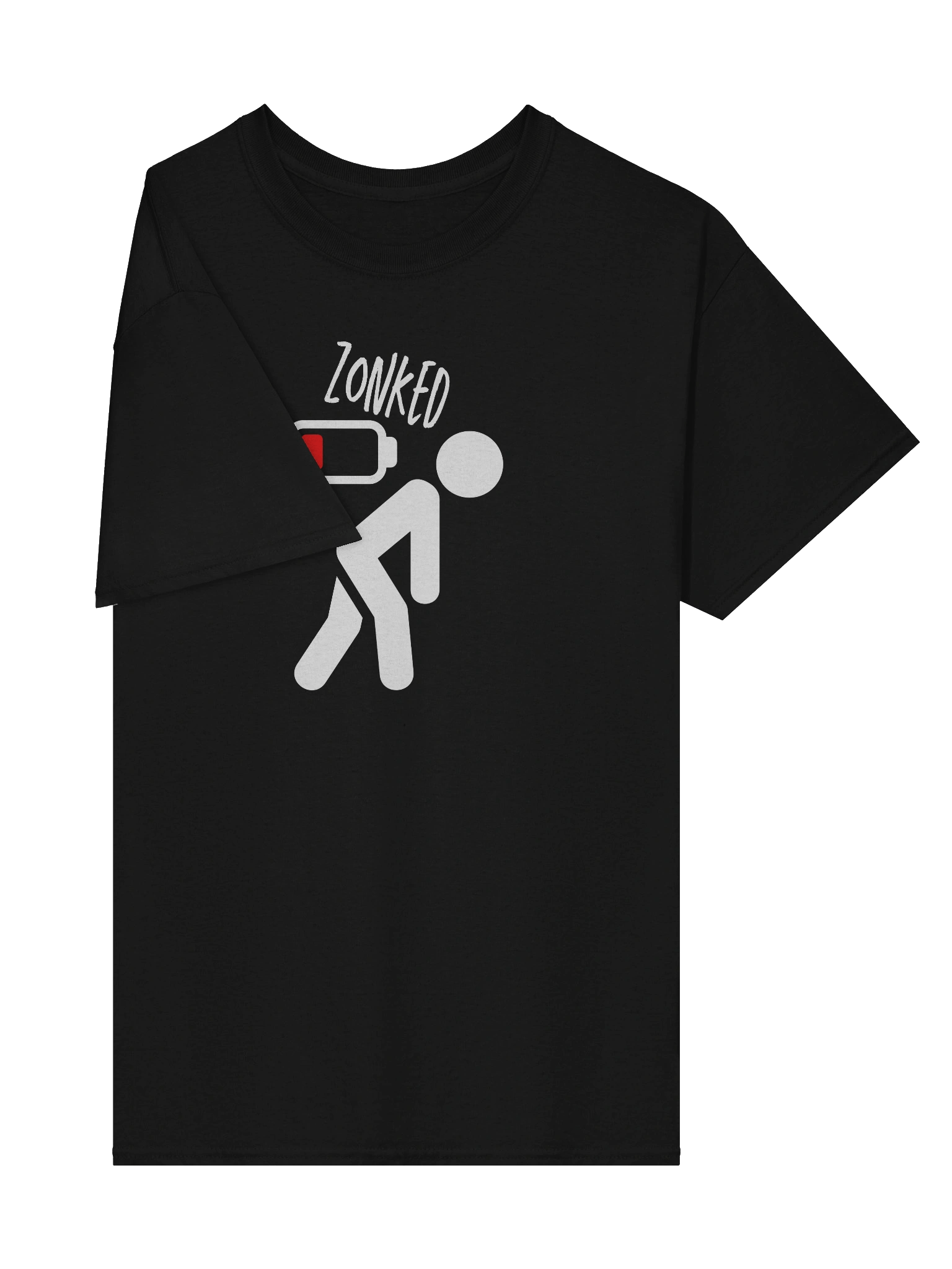 ZONKED Low Battery T-Shirt product image (39)