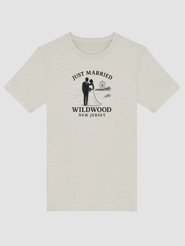 Wildwood NJ "Just Married" Ultra-Soft Wedding Tee product image (1)