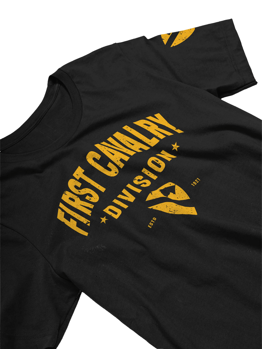 1st Cavalry Division - First Team "Distressed" T-Shirt product image (11)