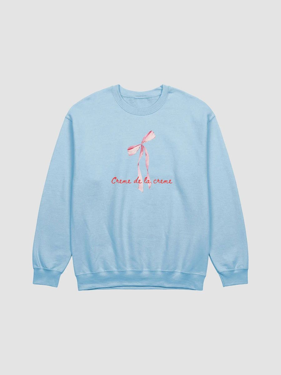 Soft Girl Creme De La Creme Front Print Unisex Crewneck Sweatshirt product image (1)