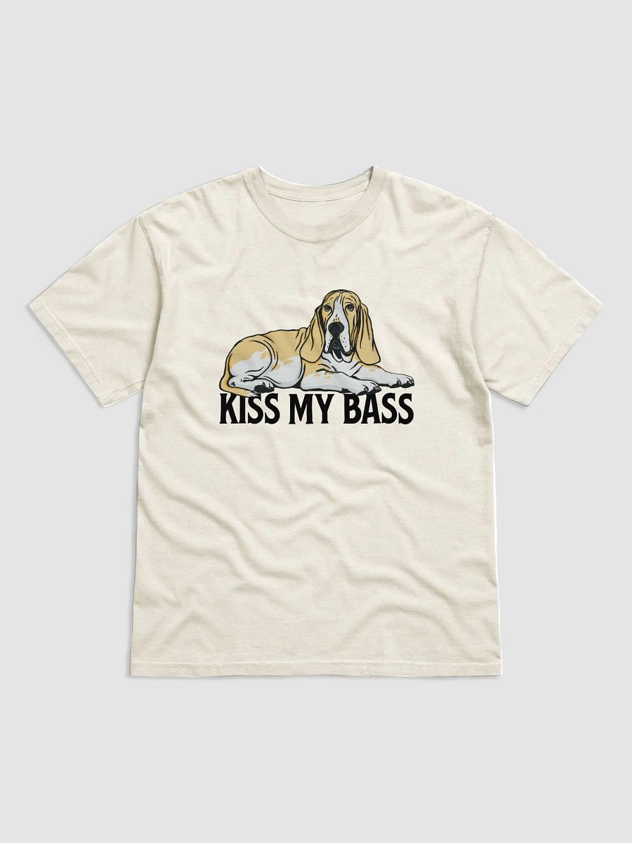 Kiss My Bass T-Shirt | Funny T-Shirt for Basset Hound (Lemon) Owners product image (26)