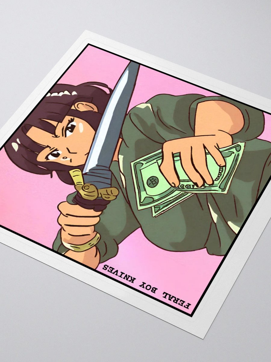 GET THE KNIFE STICKER product image (3)