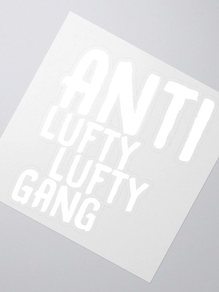 Anti Lufty Lufty Gang Stickers (White) product image (2)