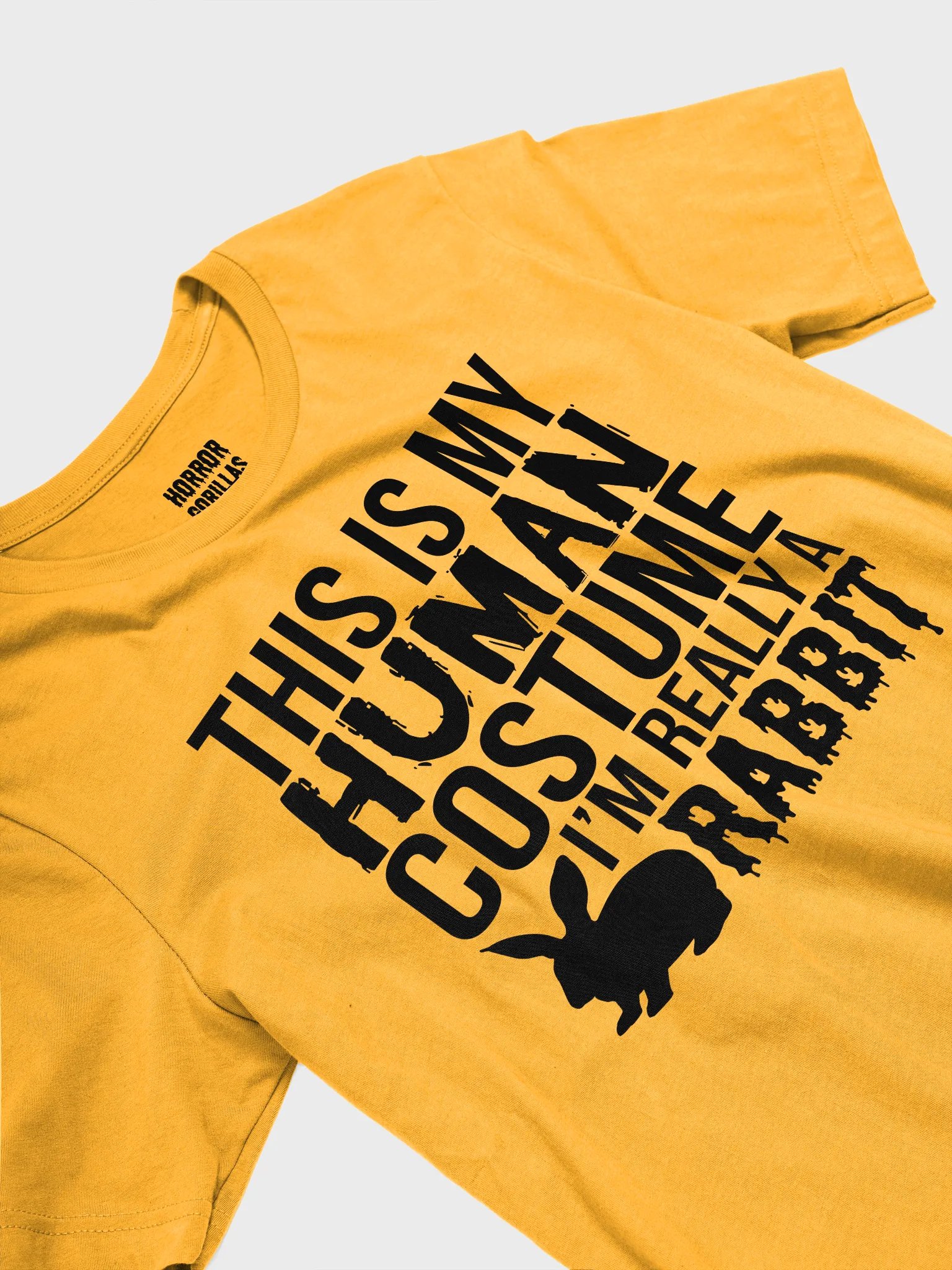 This Is My Human Costume I'm Really A Rabbit Funny Halloween T-Shirt product image (13)