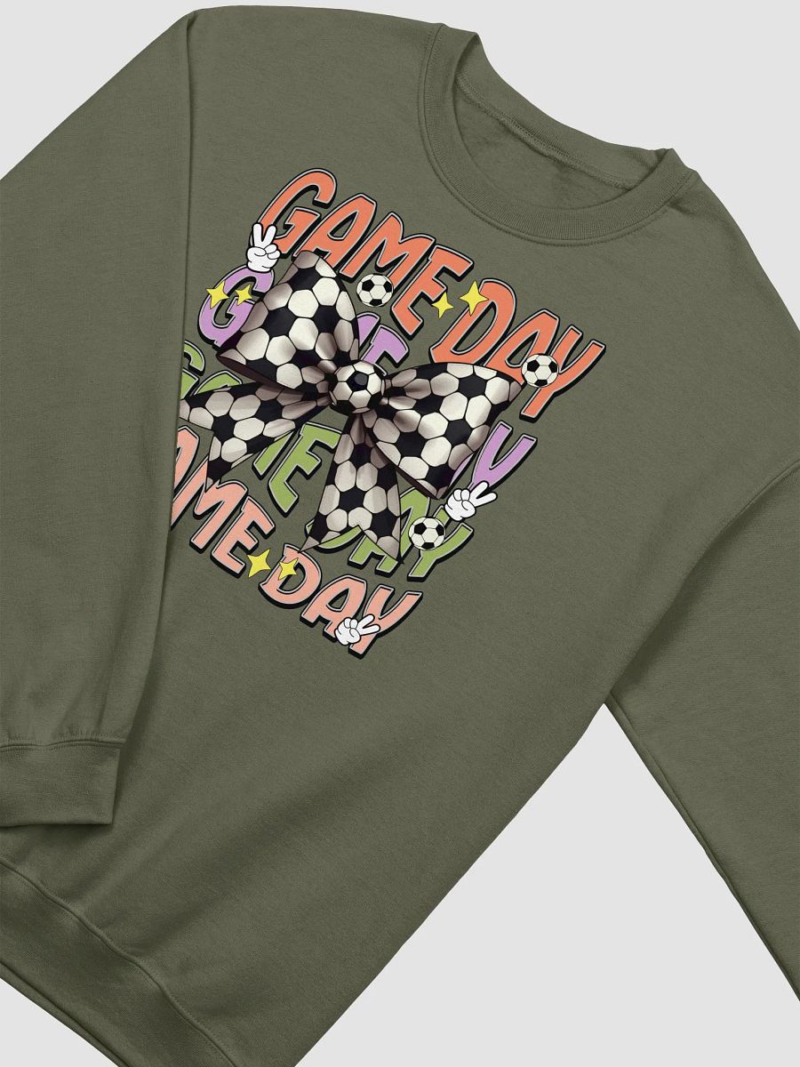 Game Day Bow Soccer Madness Crewneck Sweatshirt product image (10)