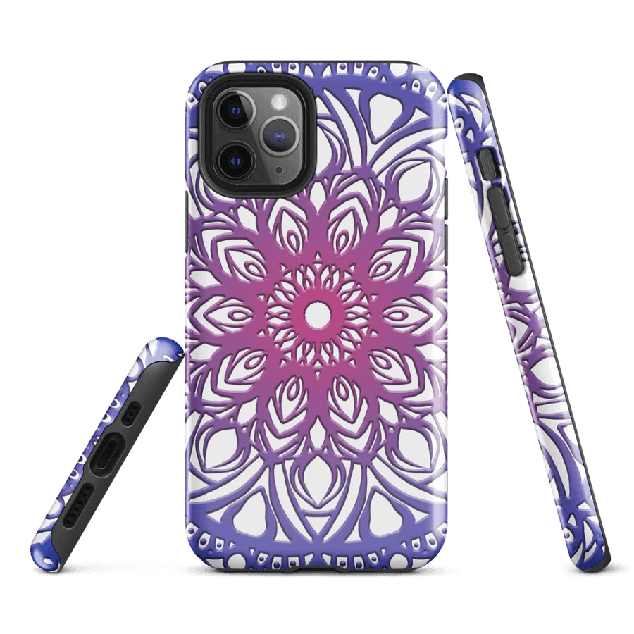 Purple blue mandala Phone case product image (4)