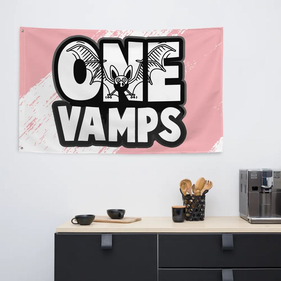 Flag OneVamps With Bat-Pink Color product image (6)
