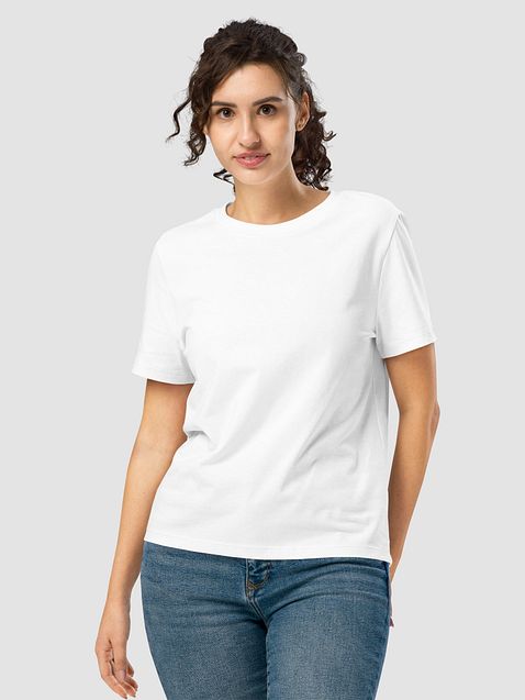 Photo showing Stanley/Stella Women's Organic Ribbed Neck T-Shirt