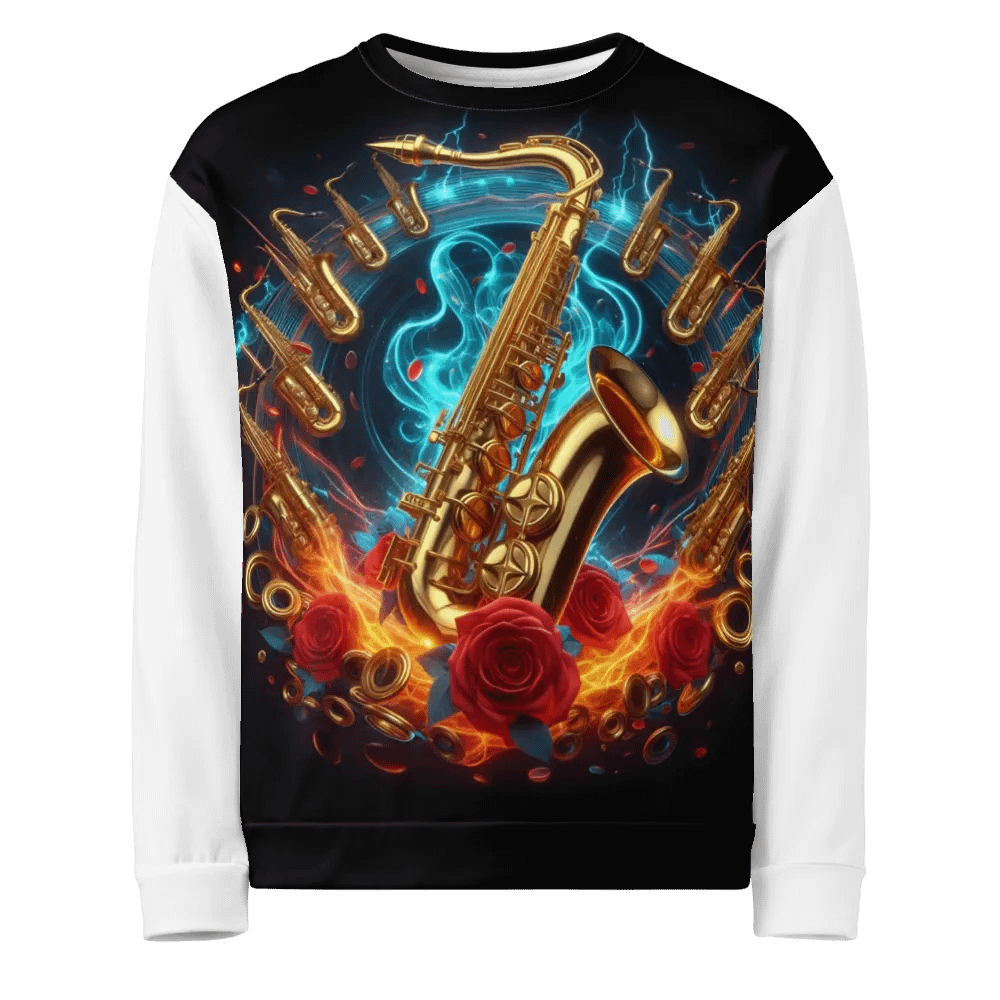 Golden Saxophone Serenade - Unisex Sweatshirt #28 product image (1)