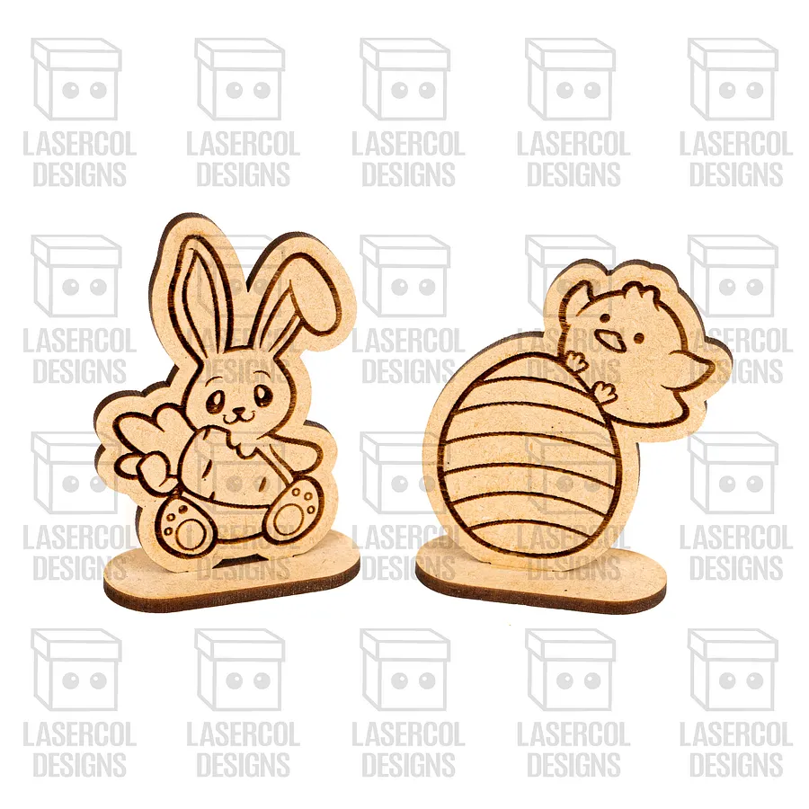 Easter Cutouts With Base Set 1 - Laser Cut Files product image (6)