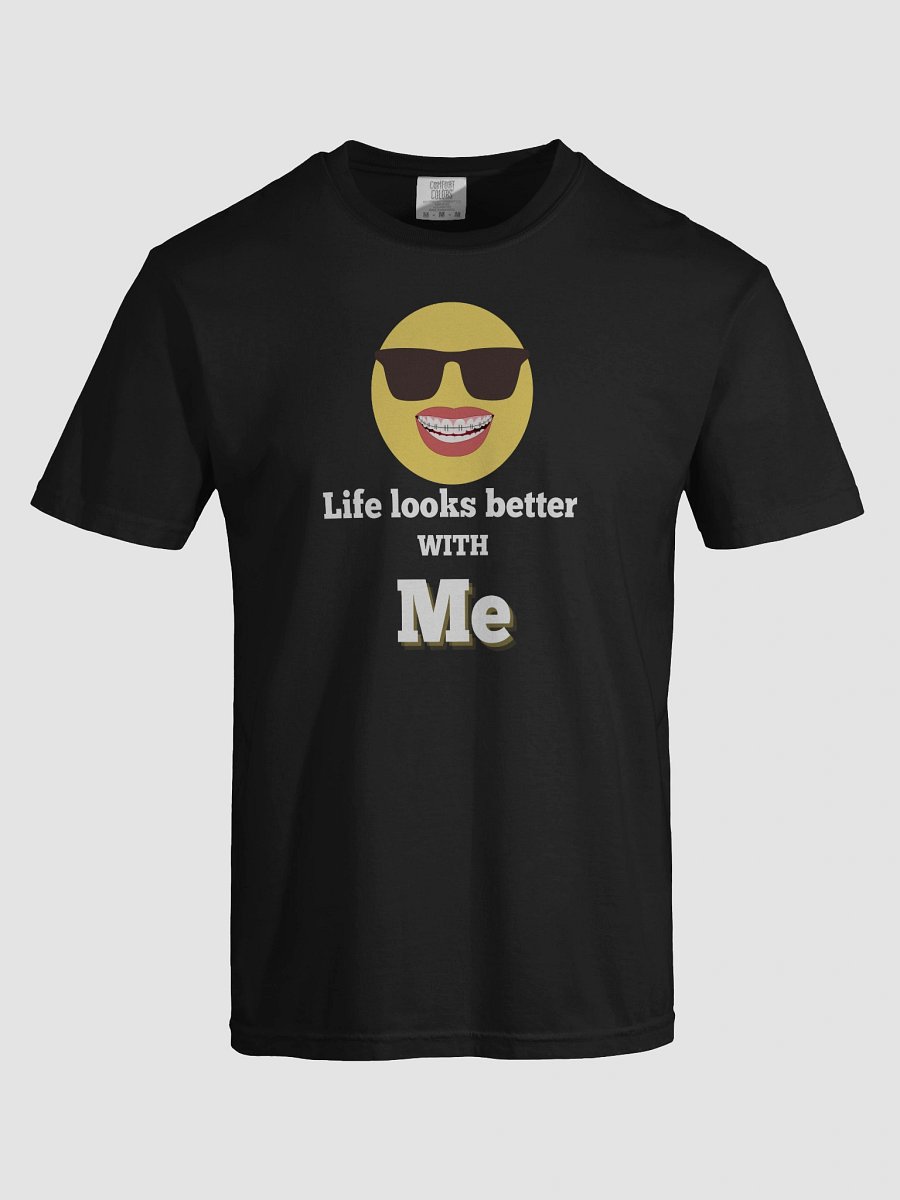 Trust The Vibe: "Life Looks Better with Me" Statement Tee product image (5)