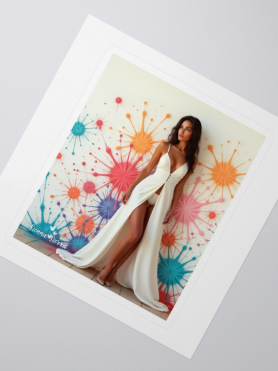 Boho Splash Sticker – Colourful Wanderlust Energy product image (2)