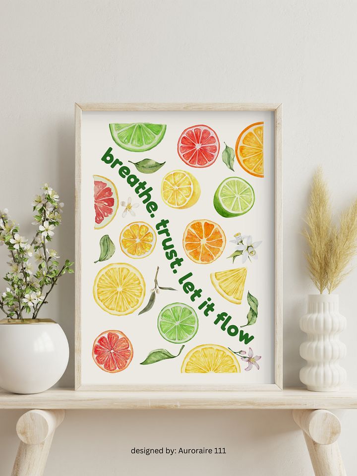 Let It Flow - Printable Wall Art | Digital Poster Download | Multiple Sizes Included product image (2)