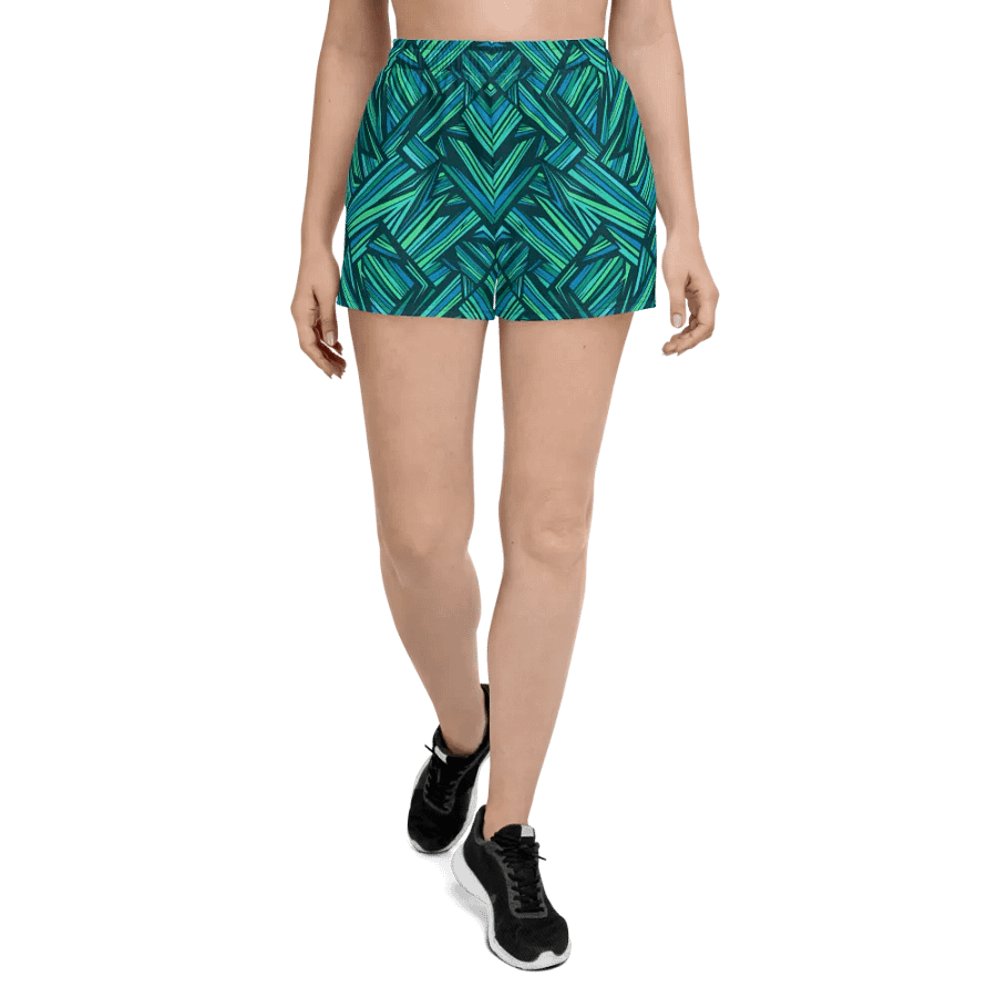 Aqua Angles | Unisex Athletic Shorts product image (3)