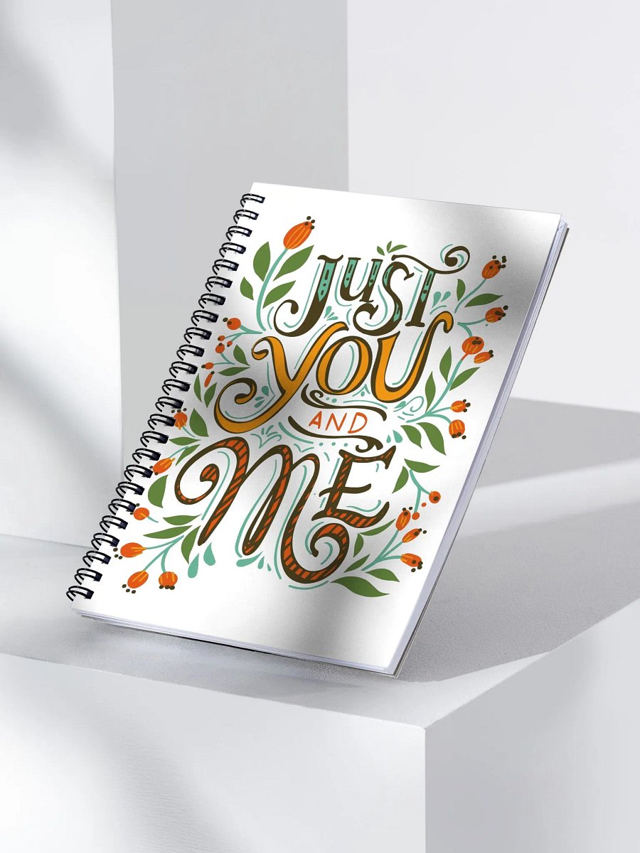 Whimsical Floral Spiral Notebook product image (3)