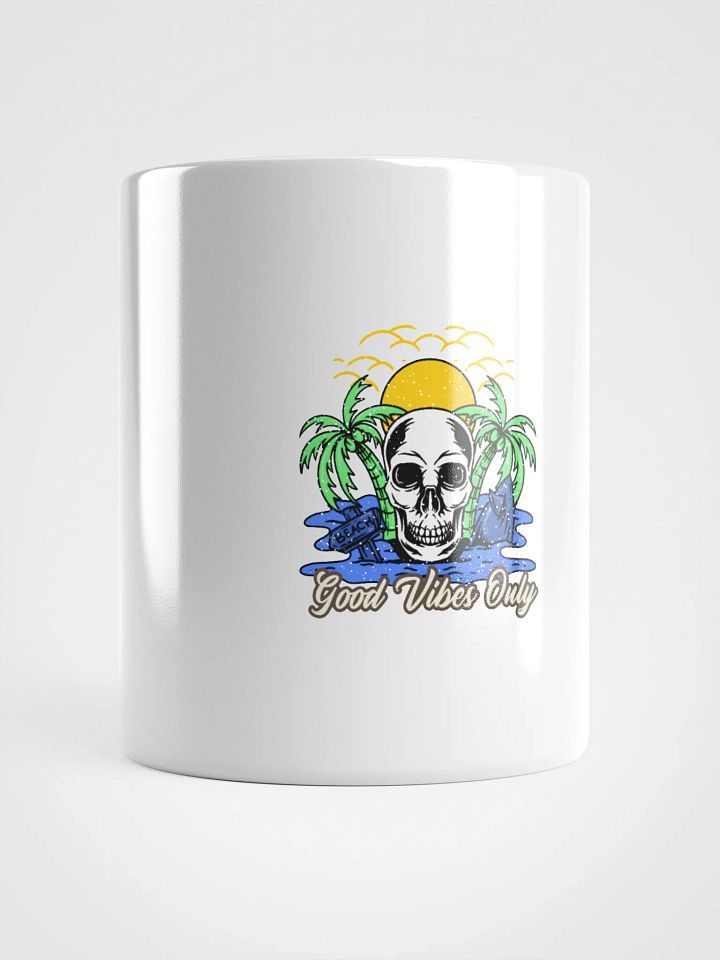Tropical Skull Good Vibes Mug product image (1)