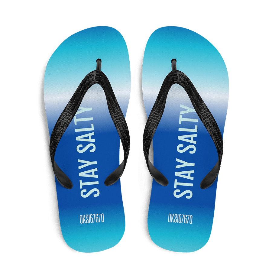 Salty Vibes Custom Flip-Flops product image (2)