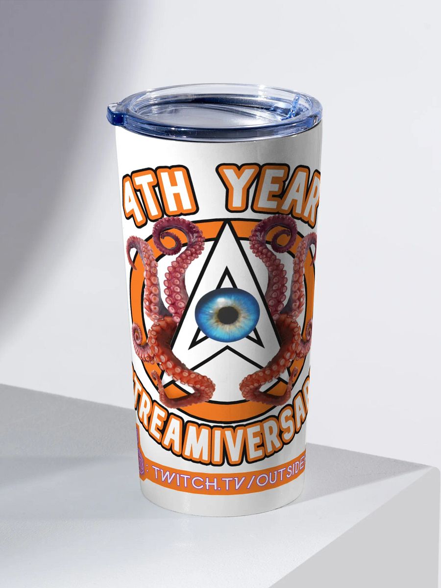 (Limited Edition) 4th Streamiversary OA-Cthulhu Logo 20oz Stainless Steel Tumbler product image (2)