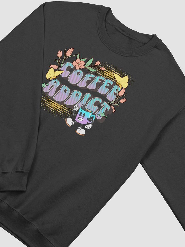 Coffee Addict Mascot Mug Whimsical Crewneck product image (19)