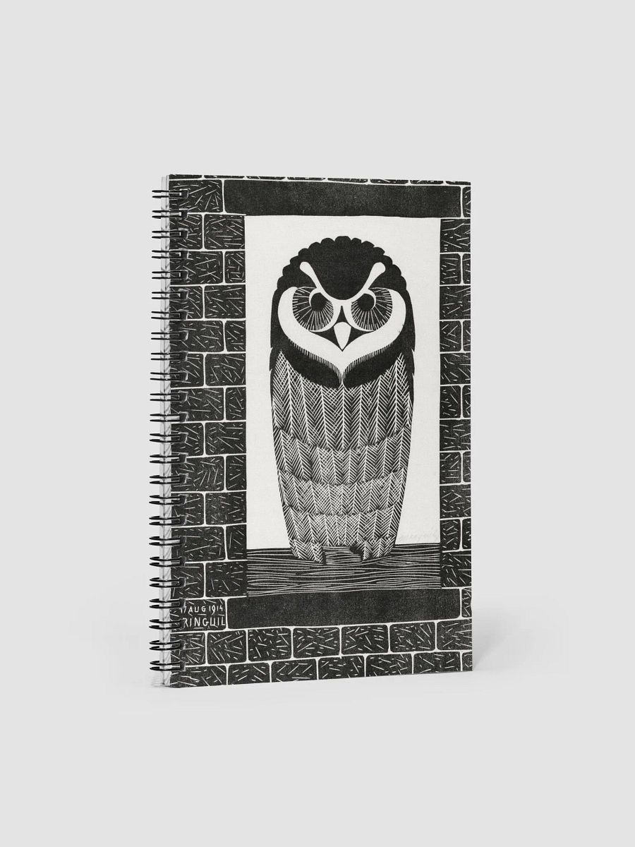 Ringuil: Samuel Jessurun de Mesquita Owl Spiral Notebook product image (1)