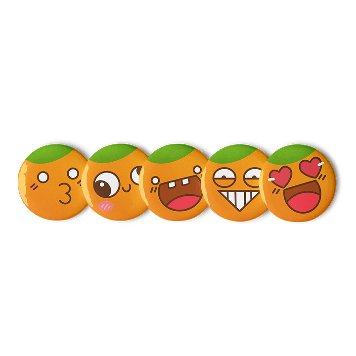 Orange assorted faces VOL 2 product image (1)