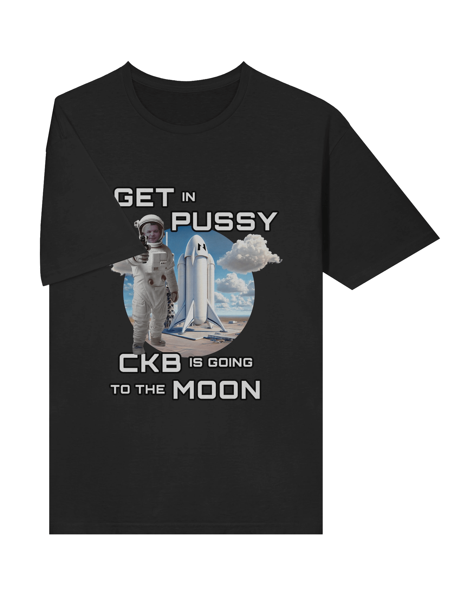 CKB is Going to the Moon T-Shirt Black product image (6)