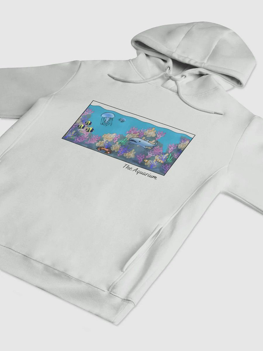 Aquarium Hoodie (Light grey/white) product image (6)
