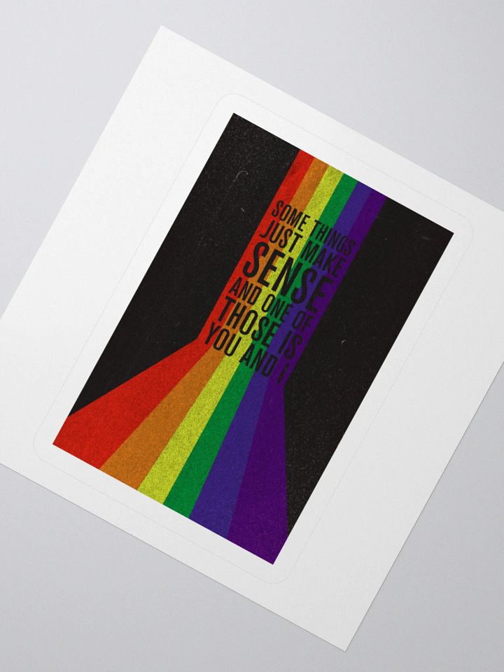 you and i - pride flag - die cut sticker product image (6)