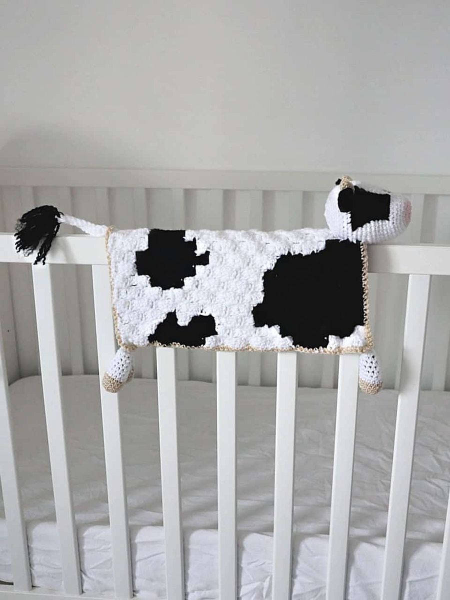 Bessie The Cow Lovey - Crochet Pattern product image (5)