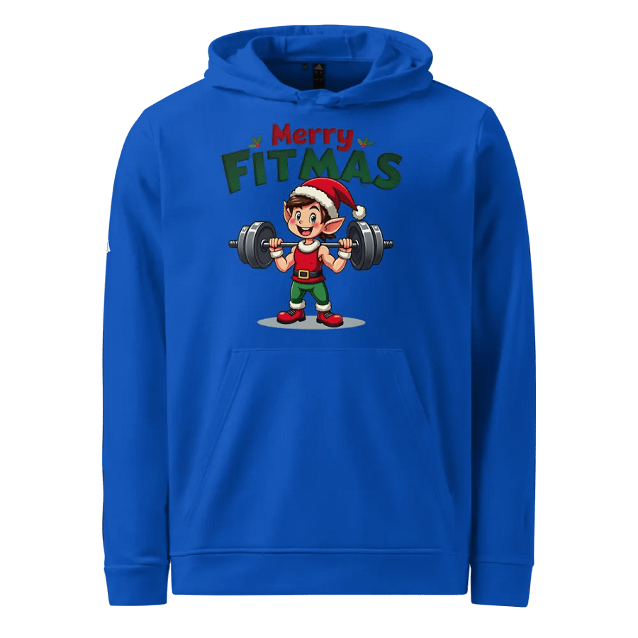 Merry Fitmas Elf Barbell Print product image (1)