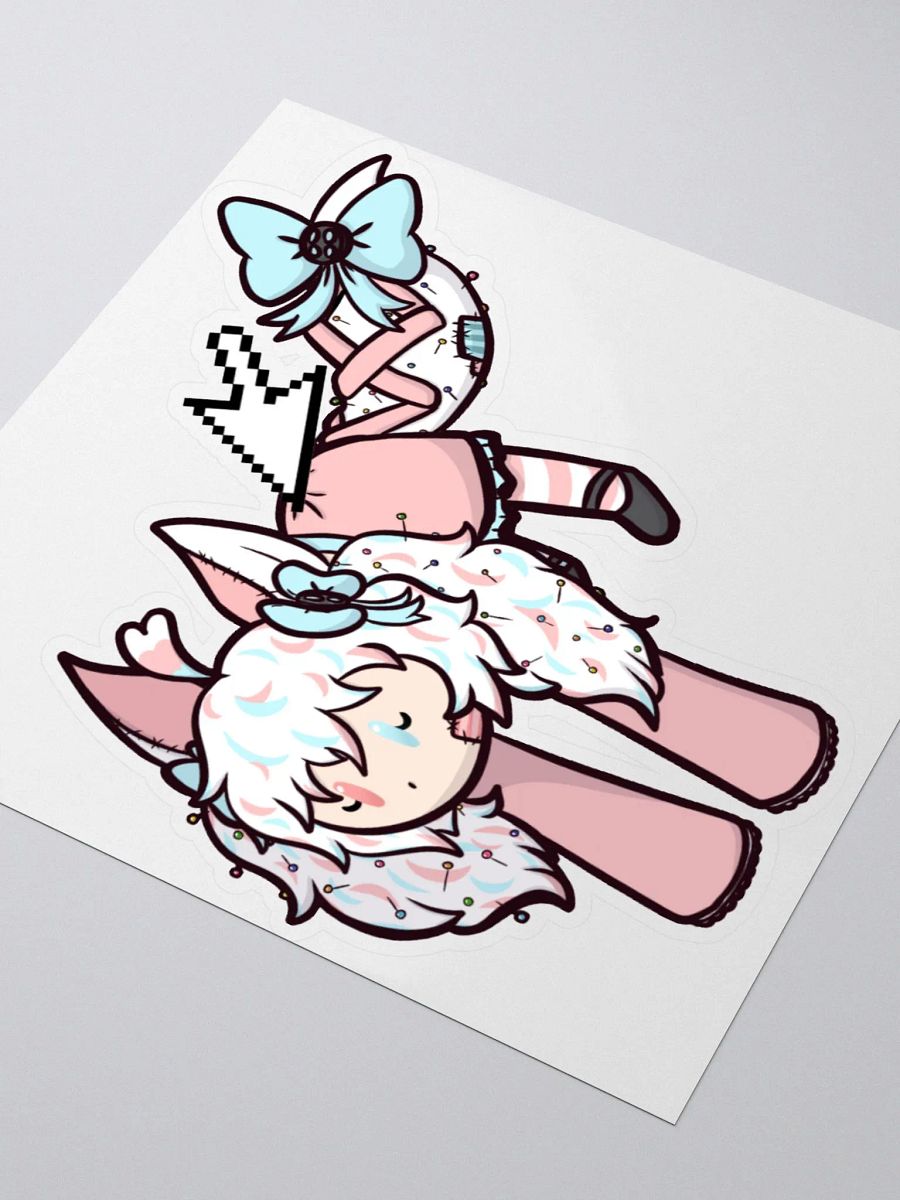 Sleepy Michaela Mouse Dragging Sticker product image (3)