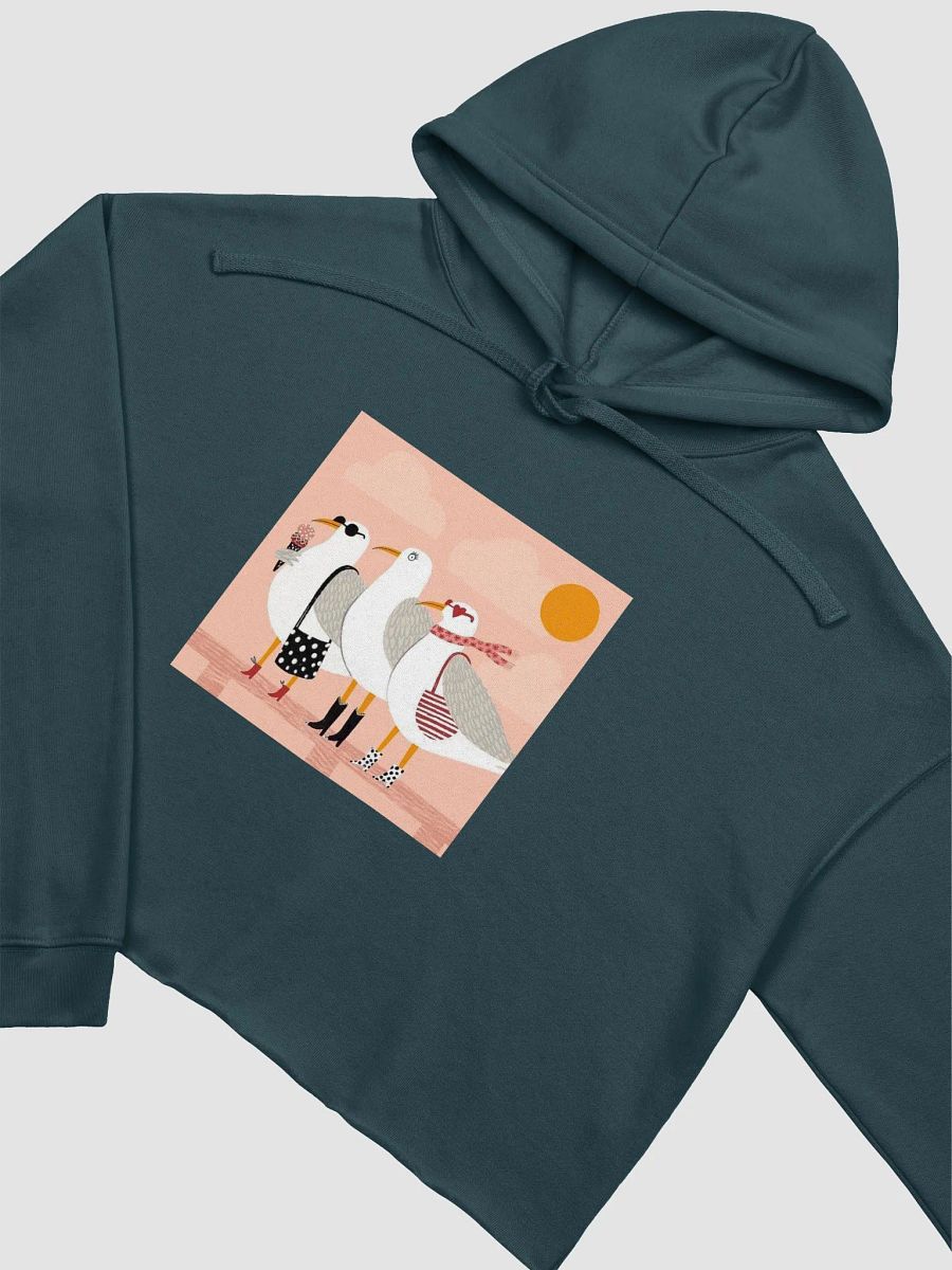 Seaside Seagull Crop Hoodie product image (20)