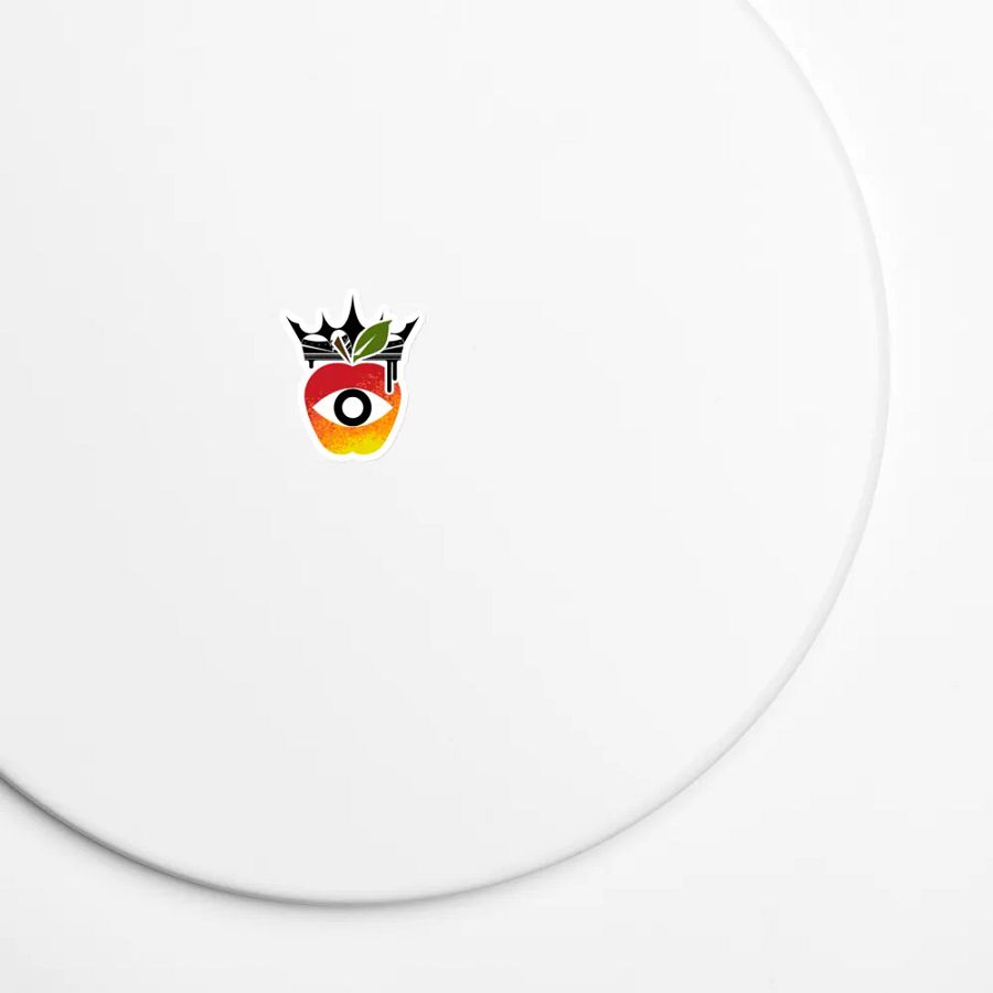 Crowned Apple (Color) ✦ Die-Cut Magnets product image (7)