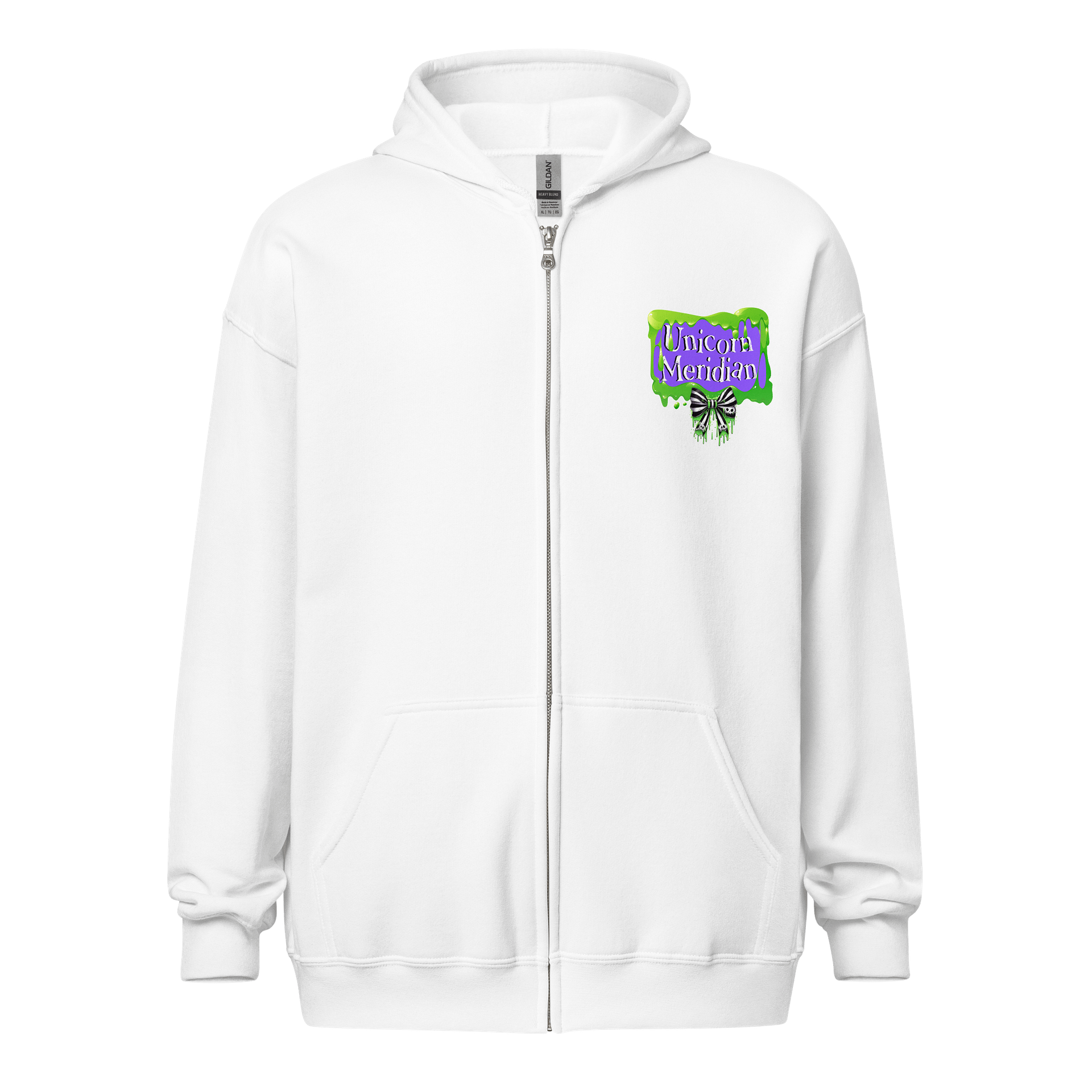 [UM Designs] Til The Living Do Us Part - Unisex Graphic Zip Hoodie product image (2)