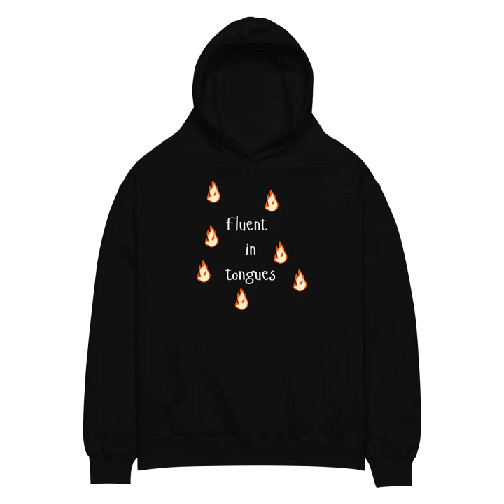Fluent in Tongues Unisex Premium Oversized Hoodie product image (4)