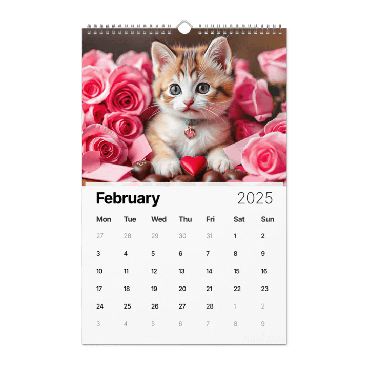 Adventurous Cat Wall Calendar 2025 product image (2)