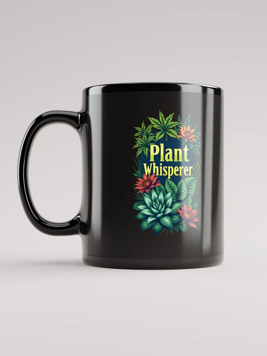 Plant Whisperer Black Glossy Mug product image (11)