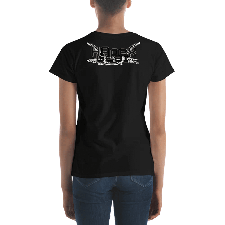 Women's Middleweight T-Shirt - Black HApex Gear Black Logo product image (2)